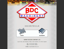 Tablet Screenshot of bdc-ltd.co.uk